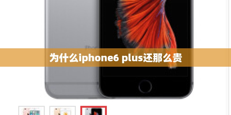 为什么iphone6 plus还那么贵