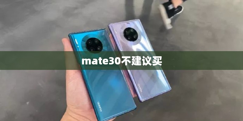mate30不建议买