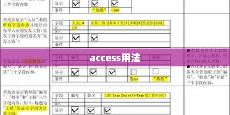 access用法