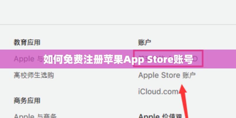 如何免费注册苹果App Store账号