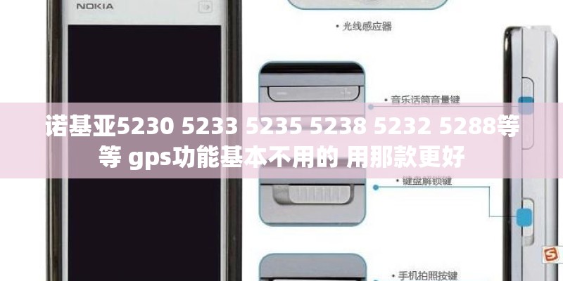 诺基亚5230 5233 5235 5238 5232 5288等等 gps功能基本不用的 用那款更好