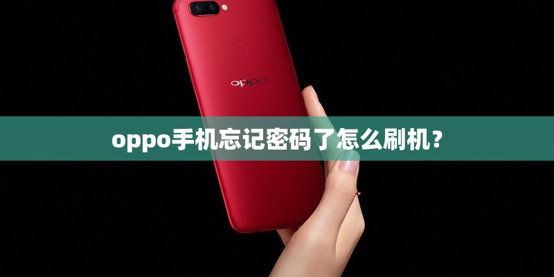 oppo手机忘记密码了怎么刷机？